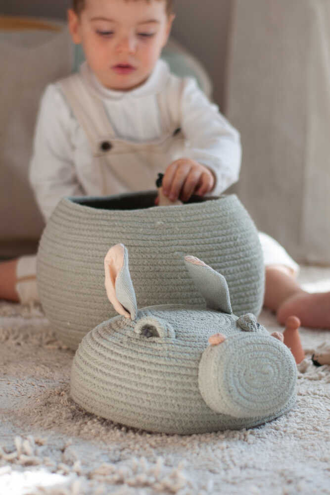 BASKET HENRY THE HIPPO Lorena Canals