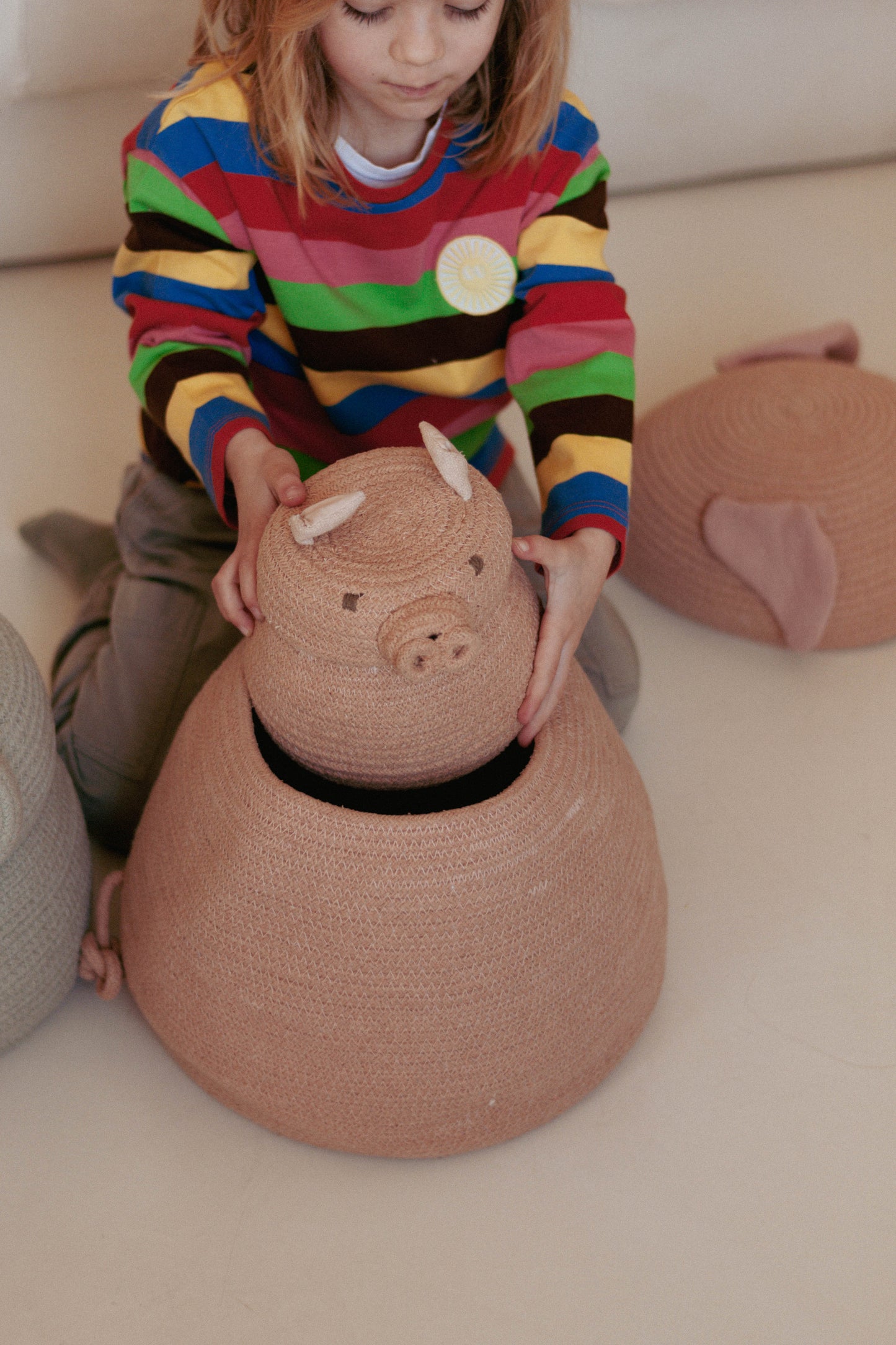 BASKET MINI PEGGY THE PIG