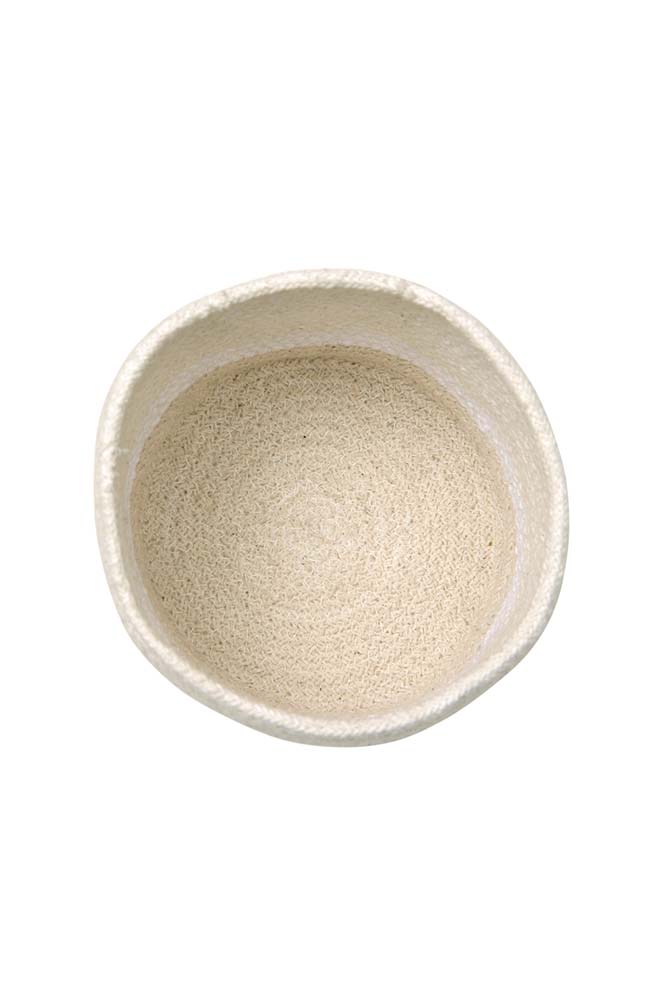 BASKET MINI TRICOLOR IVORY Lorena Canals