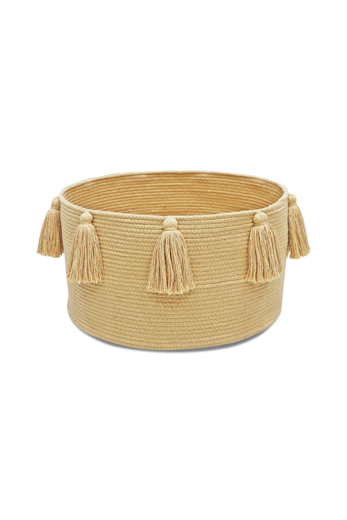 PANIER TASSELS HONEY