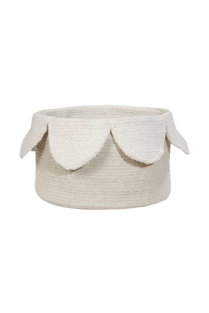 BASKET PETALS IVORY - NATURAL