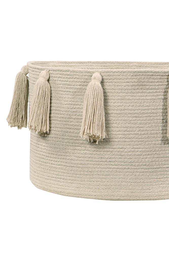 BASKET TASSELS NATURAL Lorena Canals