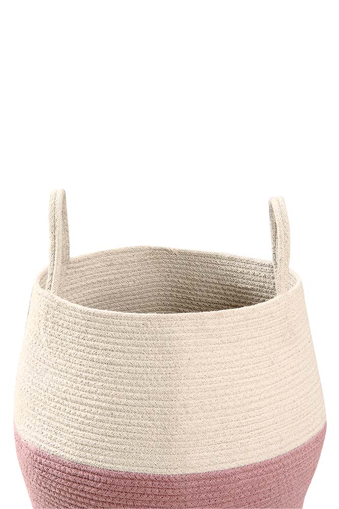 BASKET ZOCO ASH ROSE-NATURAL Lorena Canals