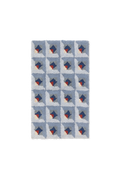 BATHROOM COTTON RUG TESSERA BLUE