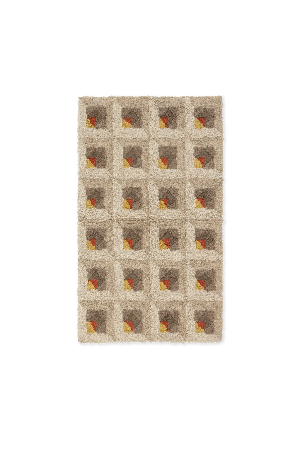 TAPIS DE BAIN EN COTON TESSERA NATURAL