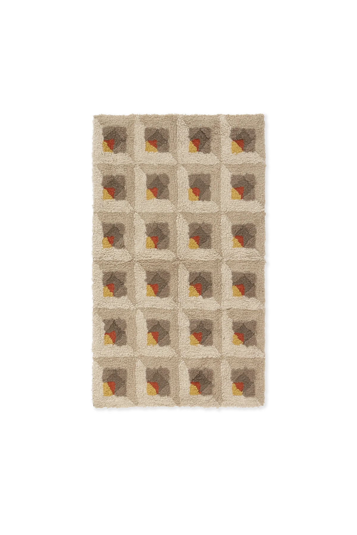 TAPIS DE BAIN EN COTON TESSERA NATURAL