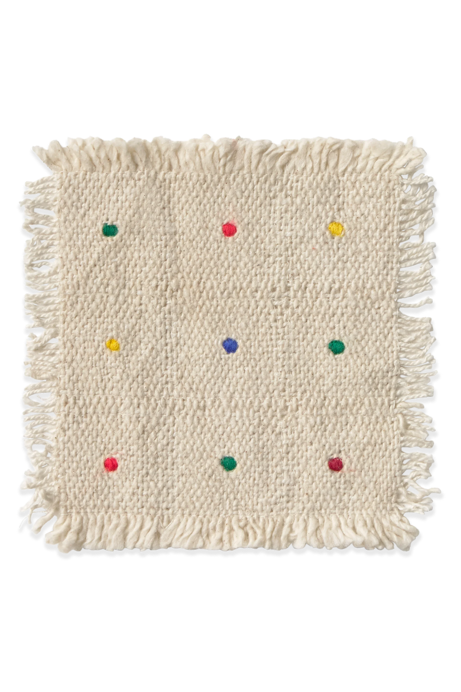 COASTERS DOTS MULTICOLOR - SET OF 4
