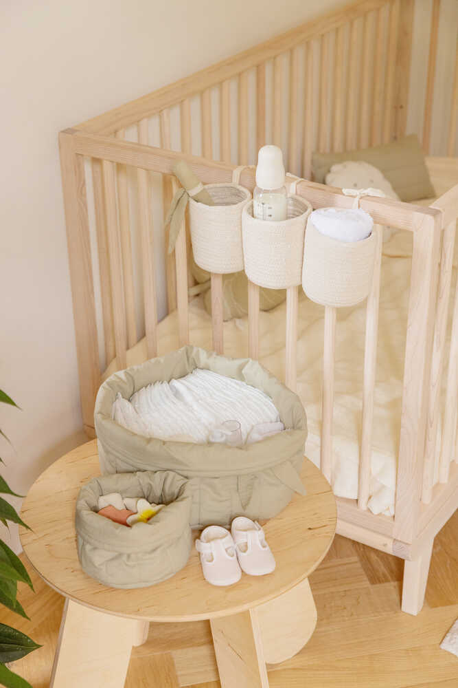 CRIB BASKET VANILLA Lorena Canals