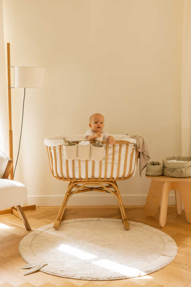 CRIB BASKET VANILLA Lorena Canals