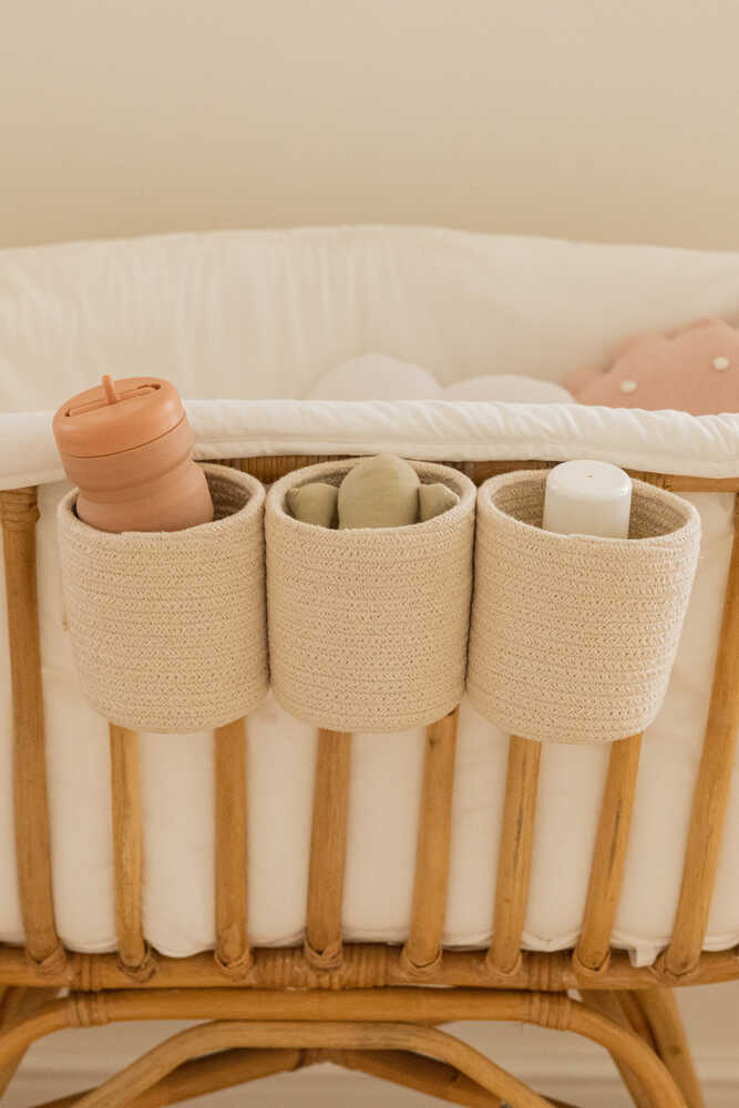 CRIB BASKET VANILLA Lorena Canals