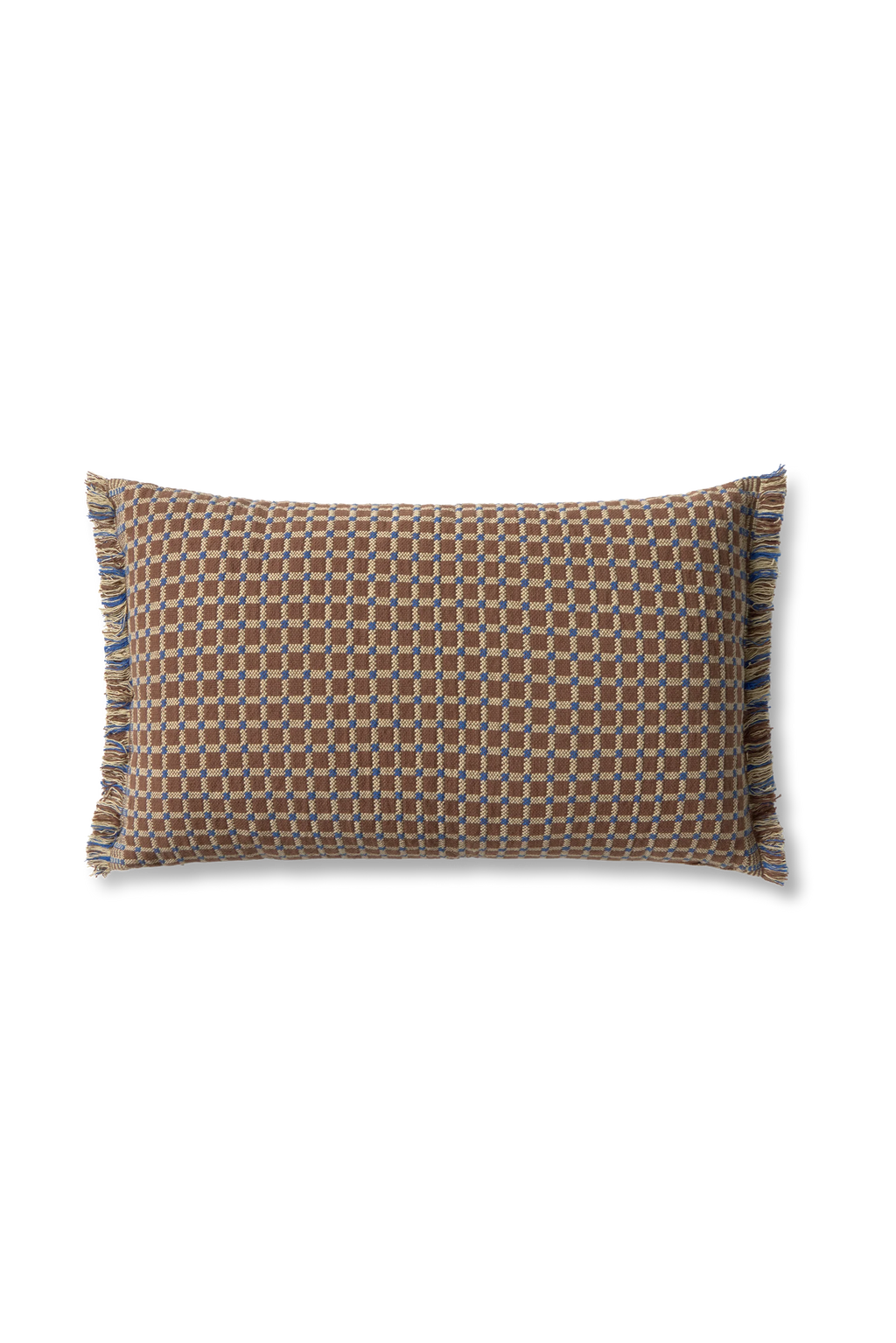 CUSCINO CHECKER COCOA BROWN
