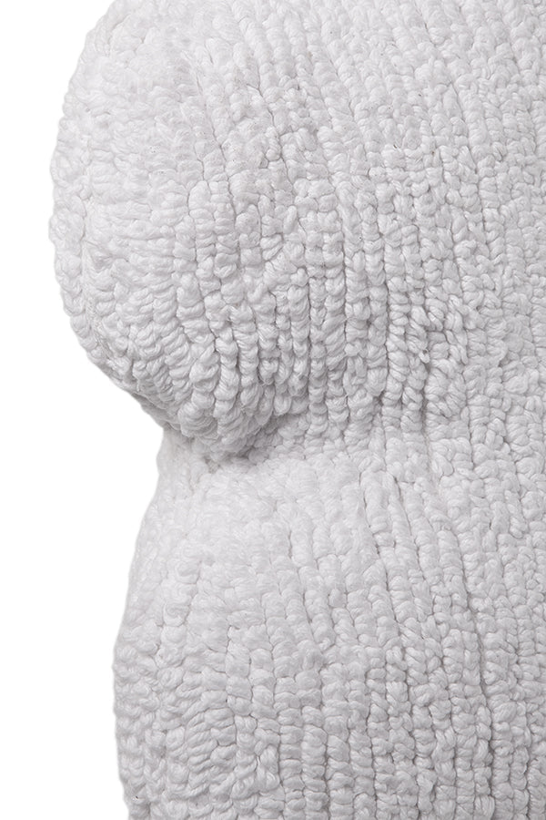 Cuddly Cloud Cushion - Medium White by Donna Wilson. Made in the UK.