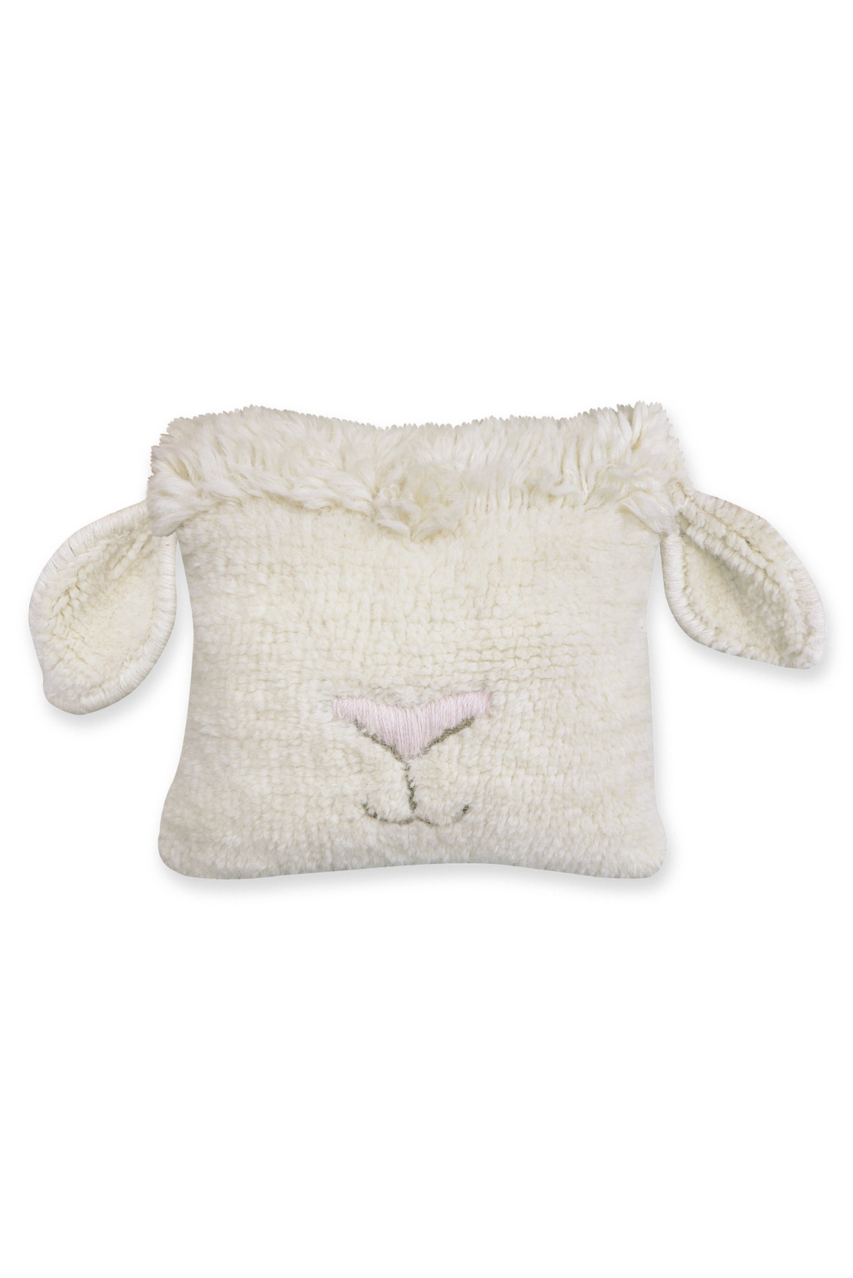TAPPETO LAVABILE IN LANA CUSCINO PINK NOSE SHEEP