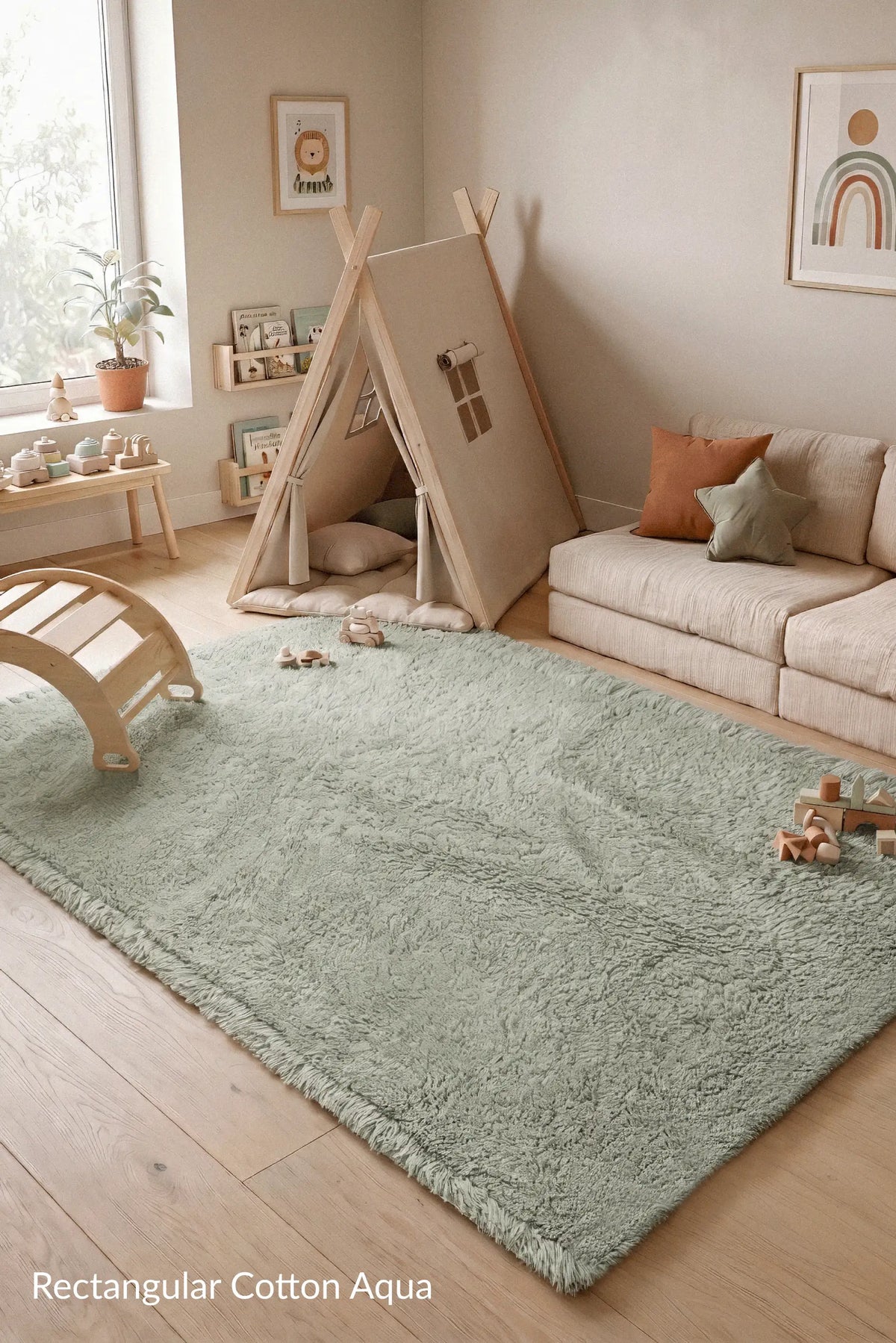 Individuell waschbarer Teppich