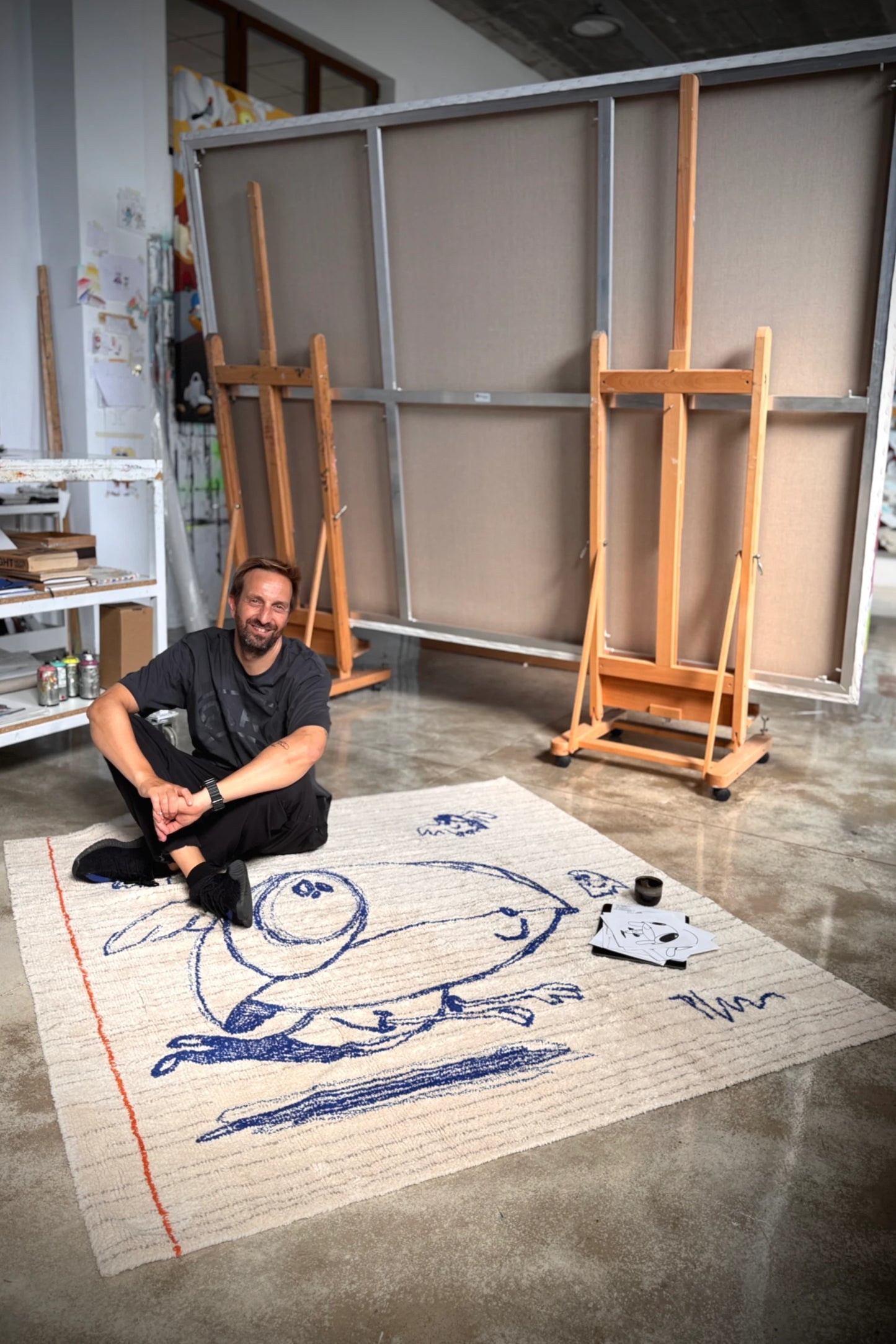 EDGAR PLANS X LORENA CANALS SKETCHBOOK RUG