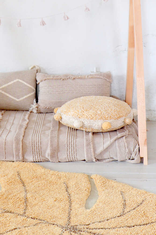FLOOR CUSHION BUBBLY HONEY Lorena Canals