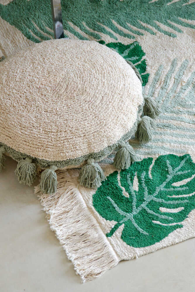 Alfombra Lavable Tropical Green - Lorena Canals - The Oh Store