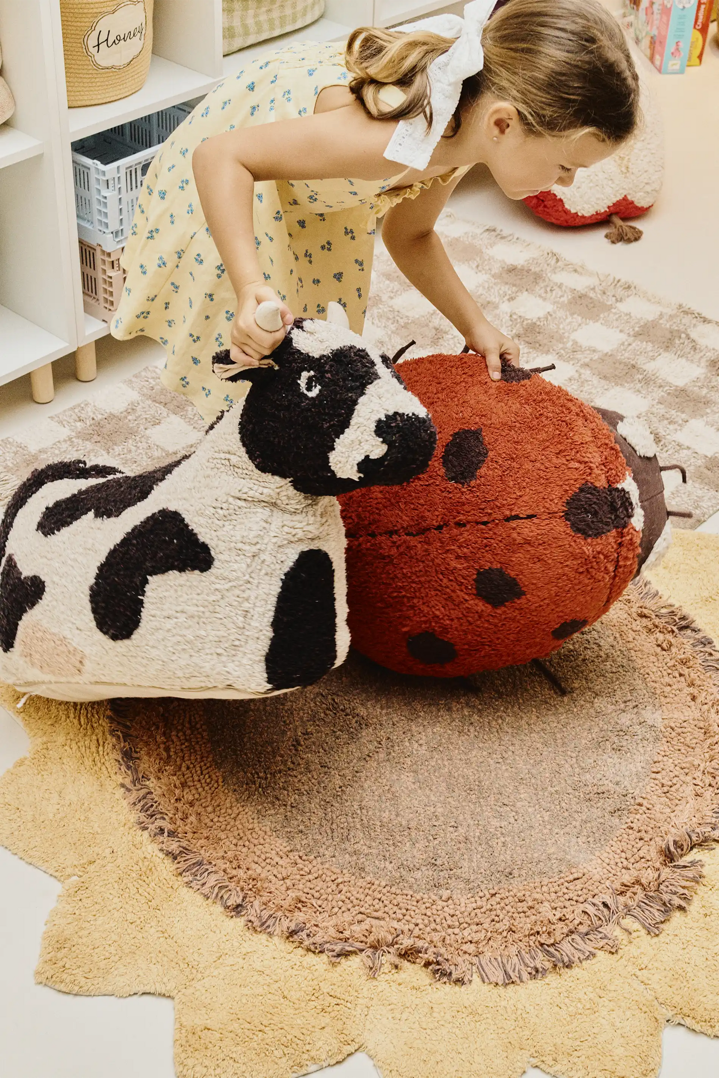 CUSCINO DA PAVIMENTO MARIA THE LADYBUG