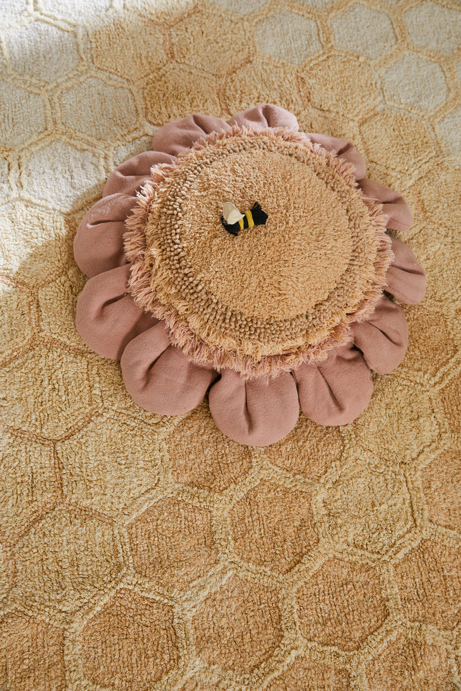 Floor cushion Pink Daisy Lorena Canals