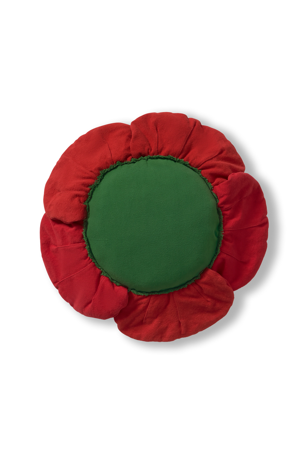 CUSCINO DA PAVIMENTO RED POPPY