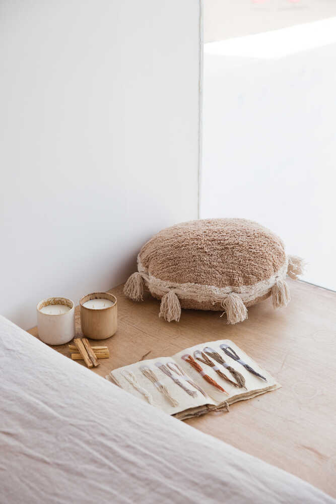 FLOOR PILLOW SIND TAUPE Lorena Canals