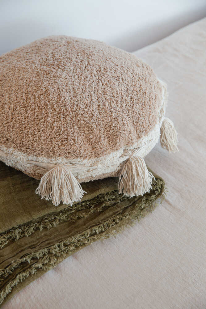 FLOOR PILLOW SIND TAUPE Lorena Canals