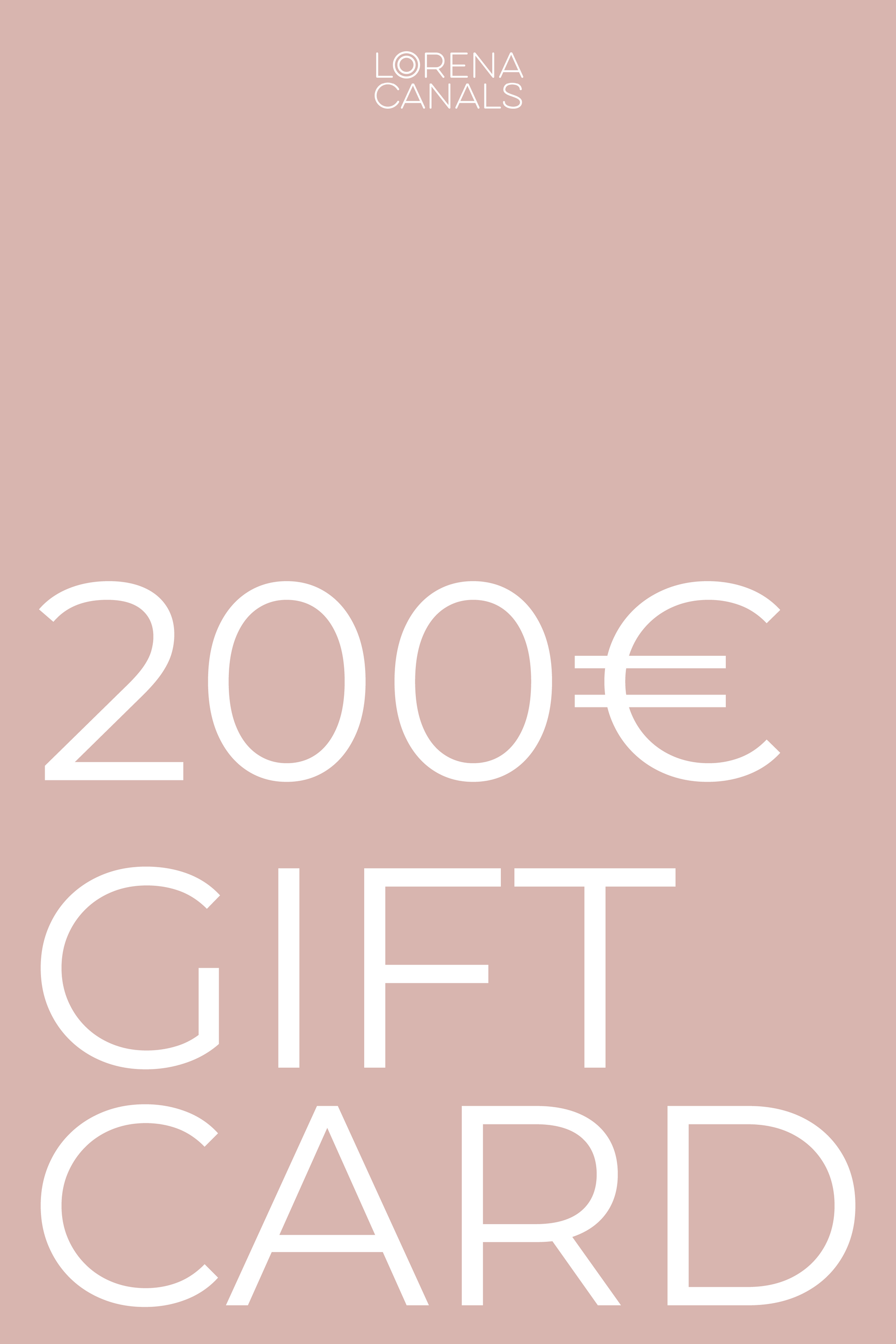 GIFT CARD GIFT200 Lorena Canals