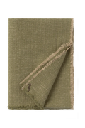 PLAID HANDLOOM KAKI