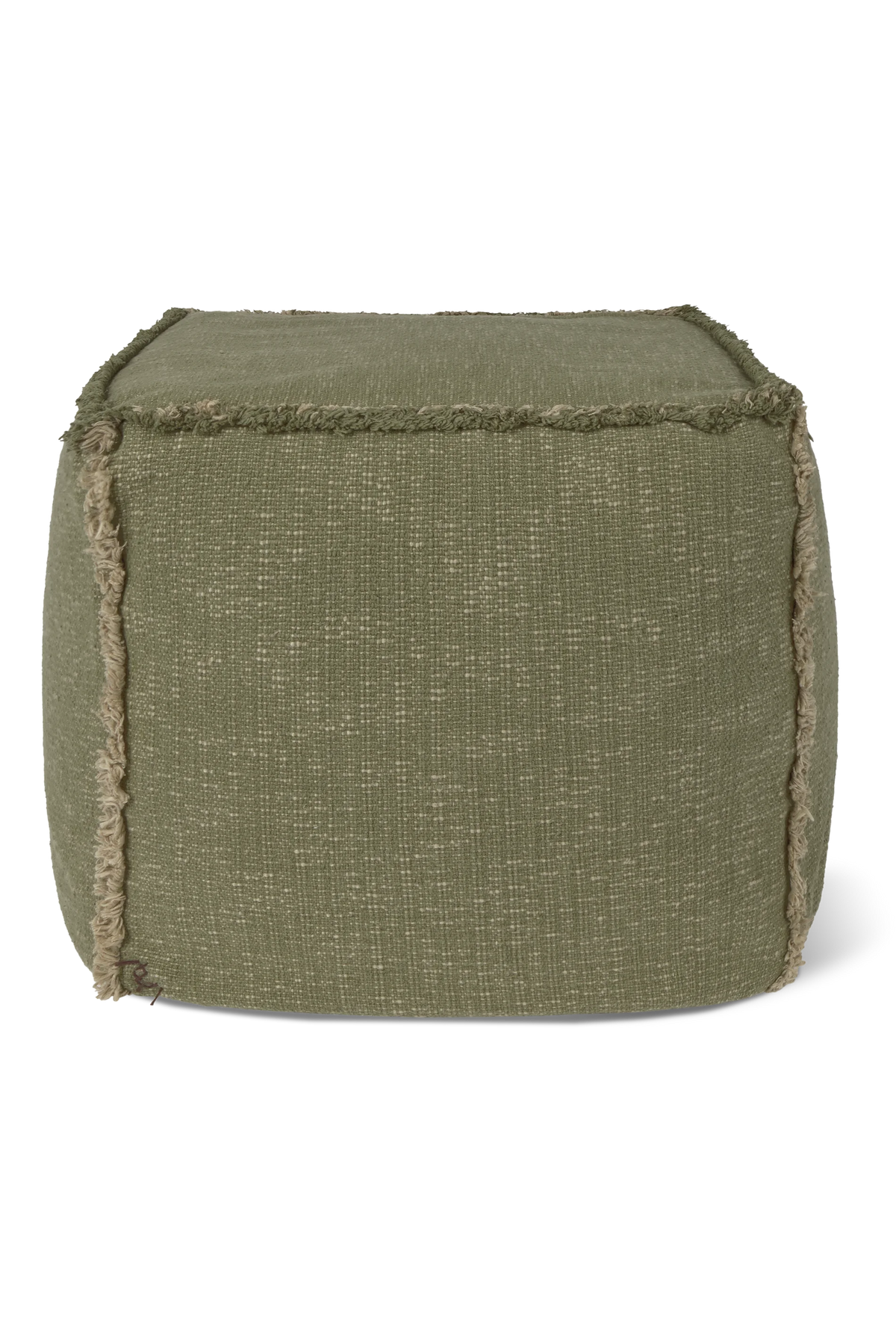 POUF HANDLOOM KAKI