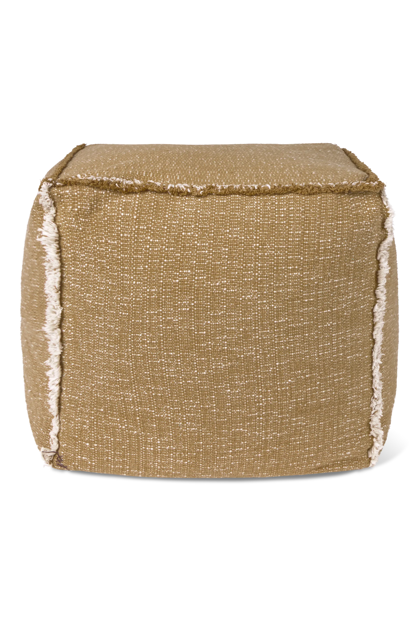 PUFF HANDLOOM OCRE