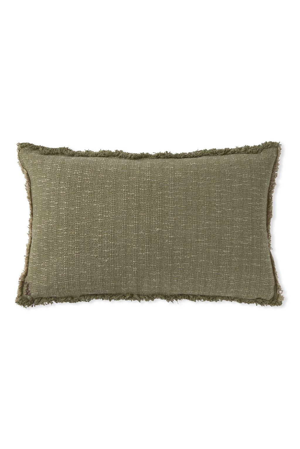 KISSEN RECHTECKIG HANDLOOM KAKI