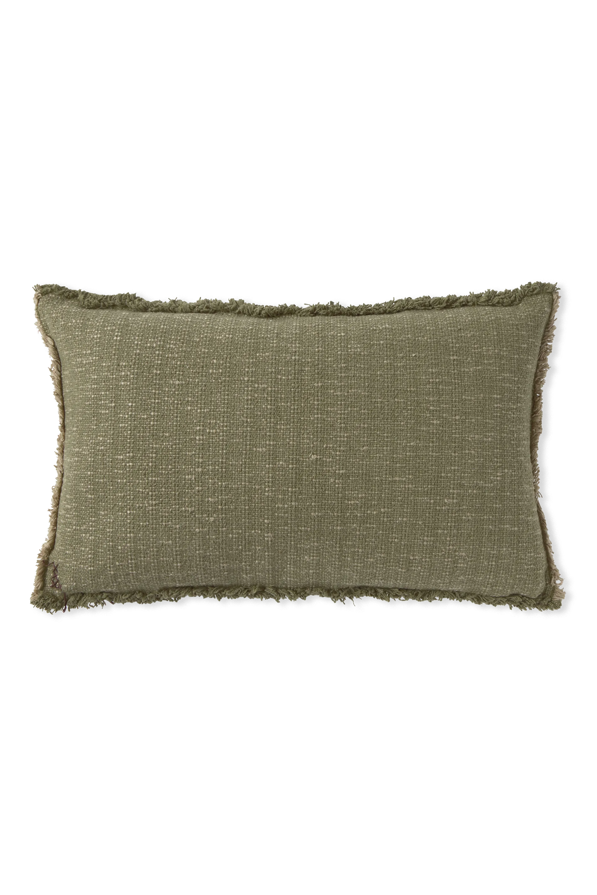 KISSEN RECHTECKIG HANDLOOM KAKI