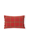 HANDLOOM CUSHION MAPPLE RED