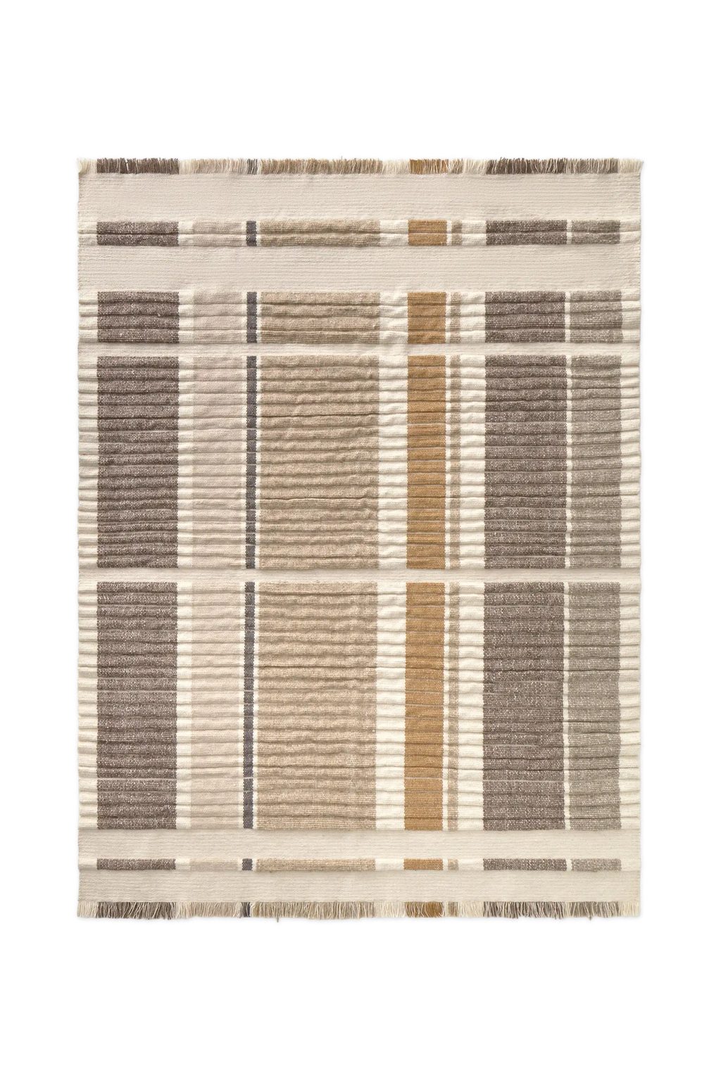 HANDLOOM RUG COLUMNS NATURAL