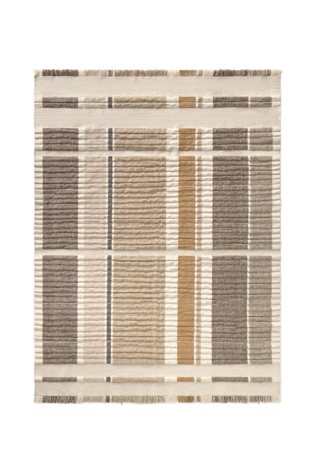 HANDLOOM RUG COLUMNS NATURAL