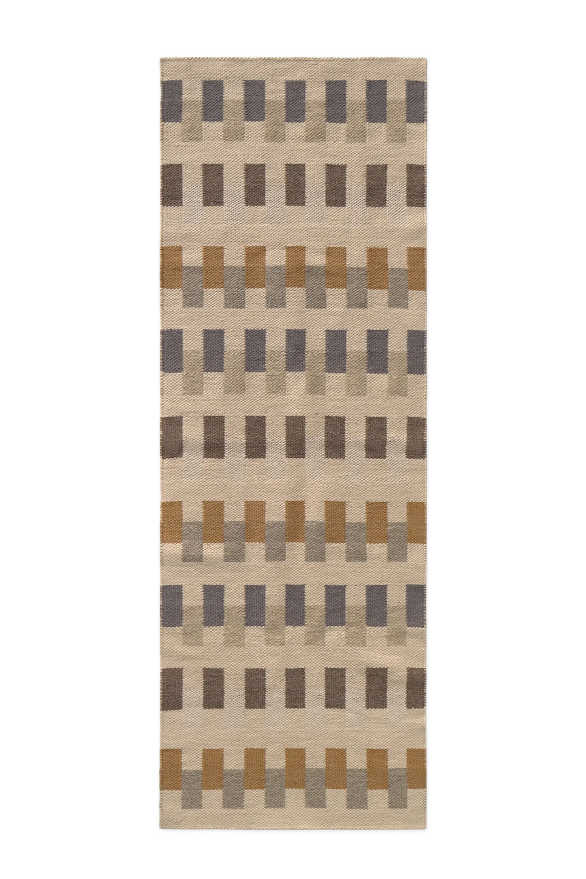 HANDLOOM LÄUFERTEPPICH INTERSECTING NATURAL