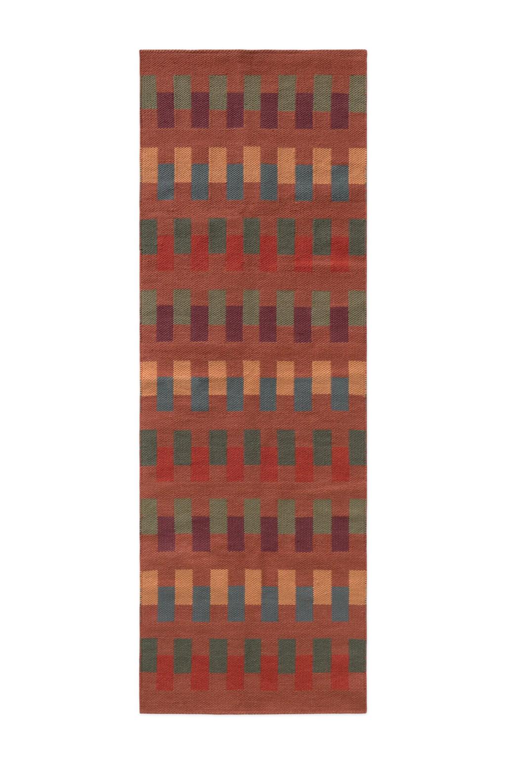 TAPIS DE COULOIR HANDLOOM INTERSECTING SIENNA