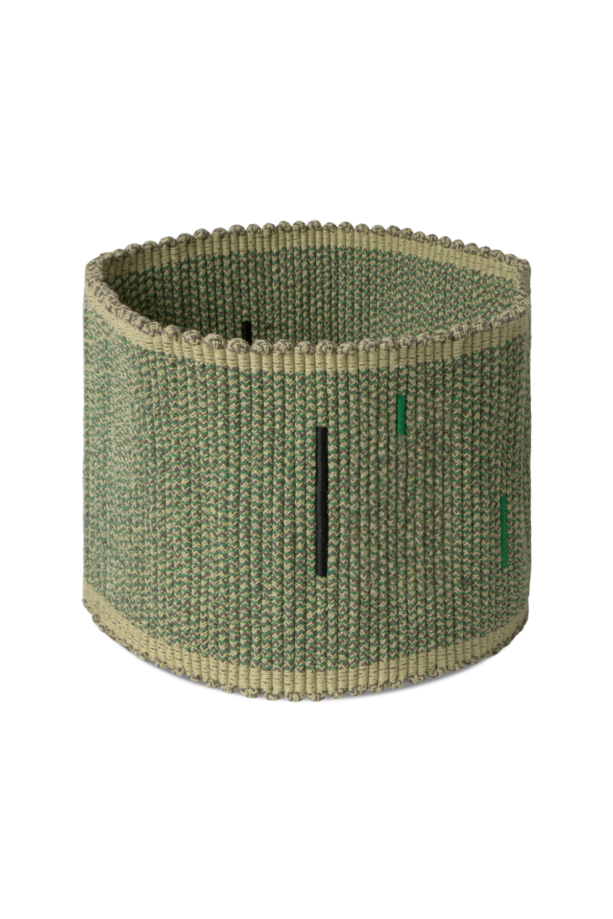 HANDLOOM BASKET VERTICAL MONSTERA