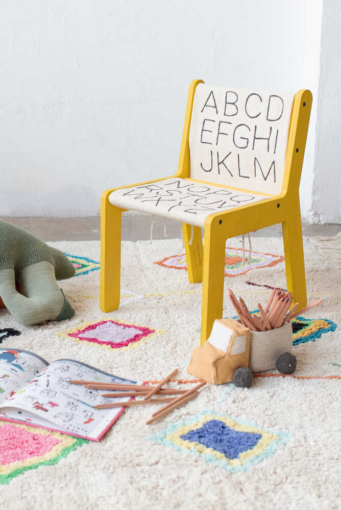 KID'S CHAIR ABC CANVAS Gonzalo Milà + Lorena Canals