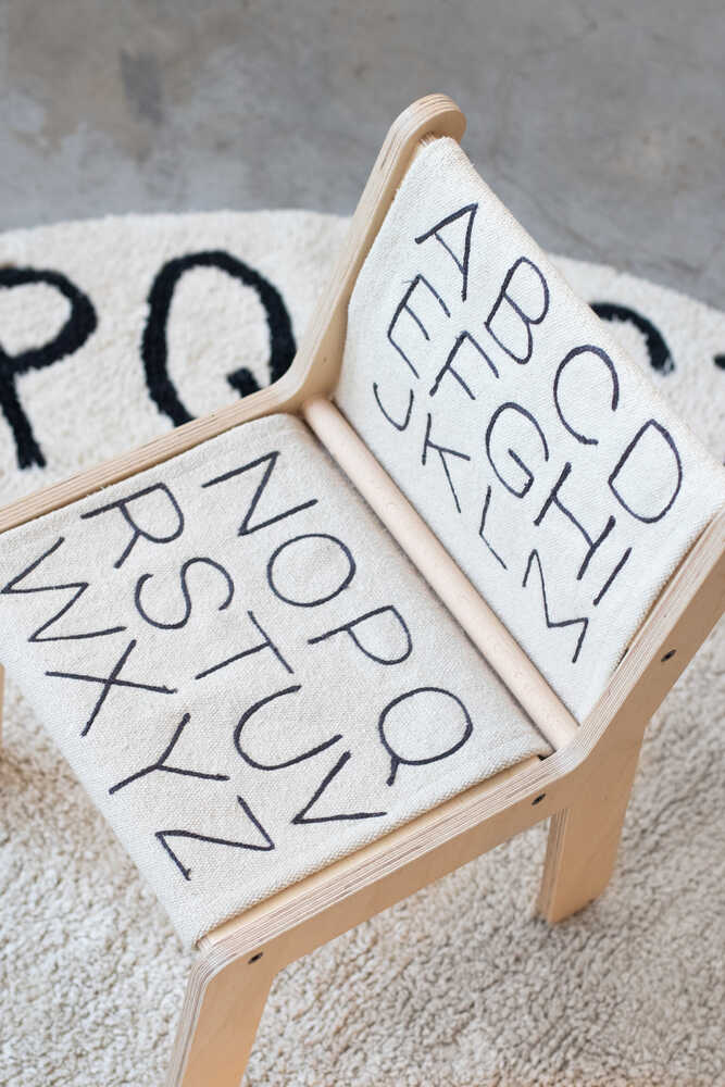 Kid'S Chair Abc Canvas | Lorena Canals