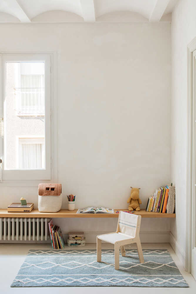 KID'S CHAIR SILLITA VINTAGE BLUE Gonzalo Milà + Lorena Canals