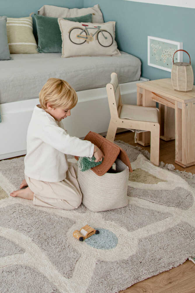 KID'S CHAIR SILLITA VINTAGE BLUE Gonzalo Milà + Lorena Canals