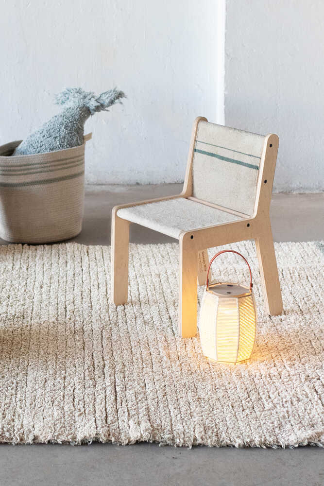 KID'S CHAIR VINTAGE BLUE CANVAS Gonzalo Milà + Lorena Canals