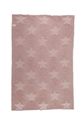 KNITTED BABY BLANKET HIPPY STARS-VINTAGE NUDE Lorena Canals