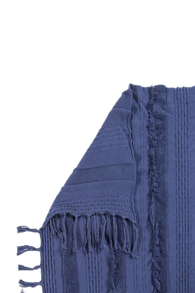 KNITTED BLANKET AIR ALASKA BLUE Lorena Canals