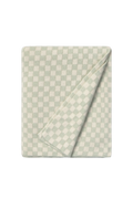 COUVERTURE TRICOTÉE TILES BLUE SAGE