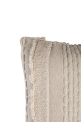KNITTED CUSHION AIR DUNE WHITE Lorena Canals