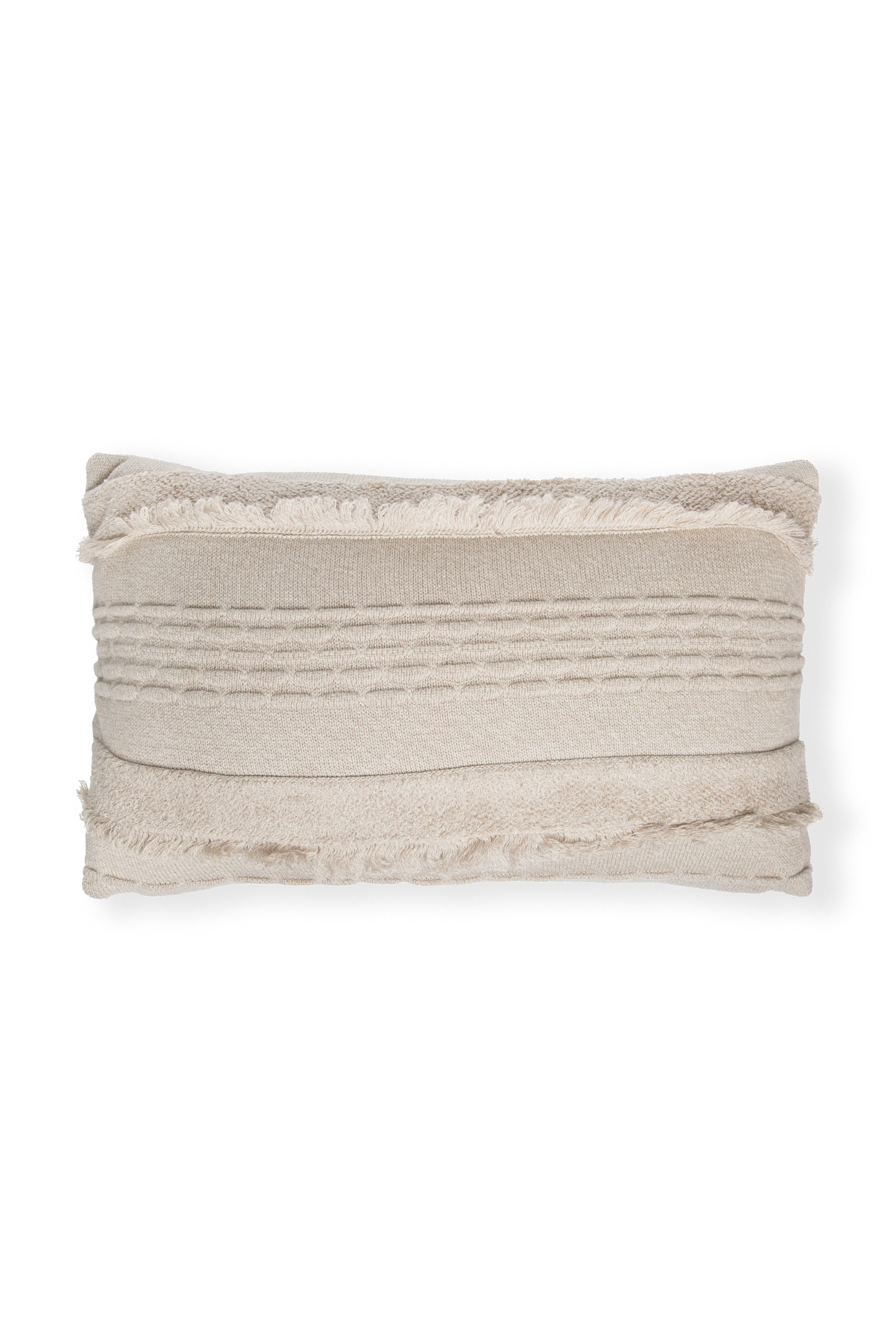 KNITTED CUSHION AIR DUNE WHITE