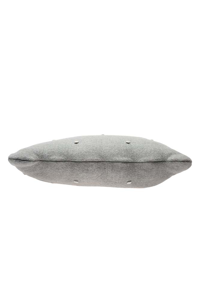 CUSCINO IN MAGLIA BISCOTTO GRIGIO