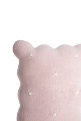 KNITTED CUSHION BISCUIT PINK Lorena Canals